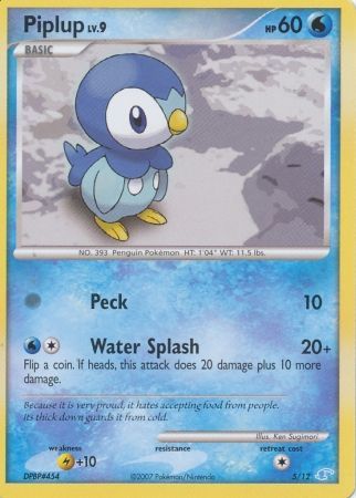 Piplup (5/12) [Diamond & Pearl: Trainer Kit - Manaphy] | Galactic Gamez