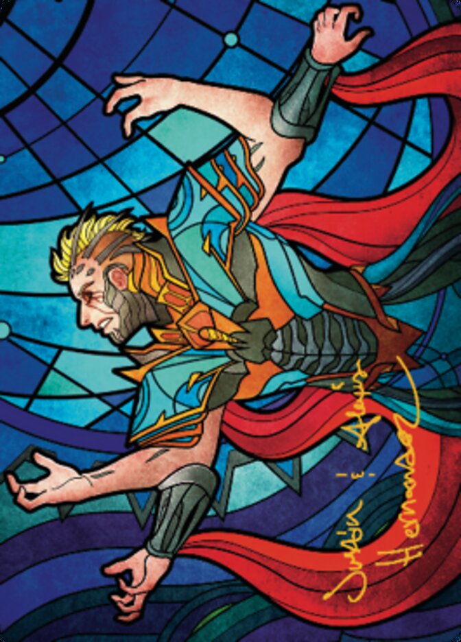 Ertai Resurrected Art Card 2 (Gold-Stamped Signature) [Dominaria United Art Series] | Galactic Gamez