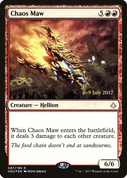 Chaos Maw [Hour of Devastation Promos] | Galactic Gamez