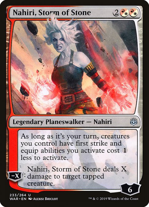 Nahiri, Storm of Stone [War of the Spark] | Galactic Gamez