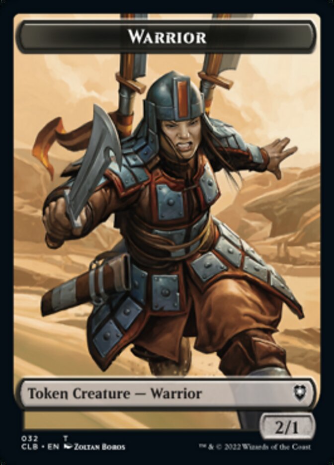 Warrior // Inkling Double-sided Token [Commander Legends: Battle for Baldur's Gate Tokens] | Galactic Gamez