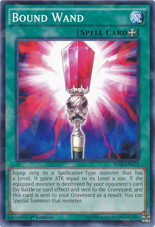 Bound Wand (Shatterfoil) [BP03-EN175] Common | Galactic Gamez