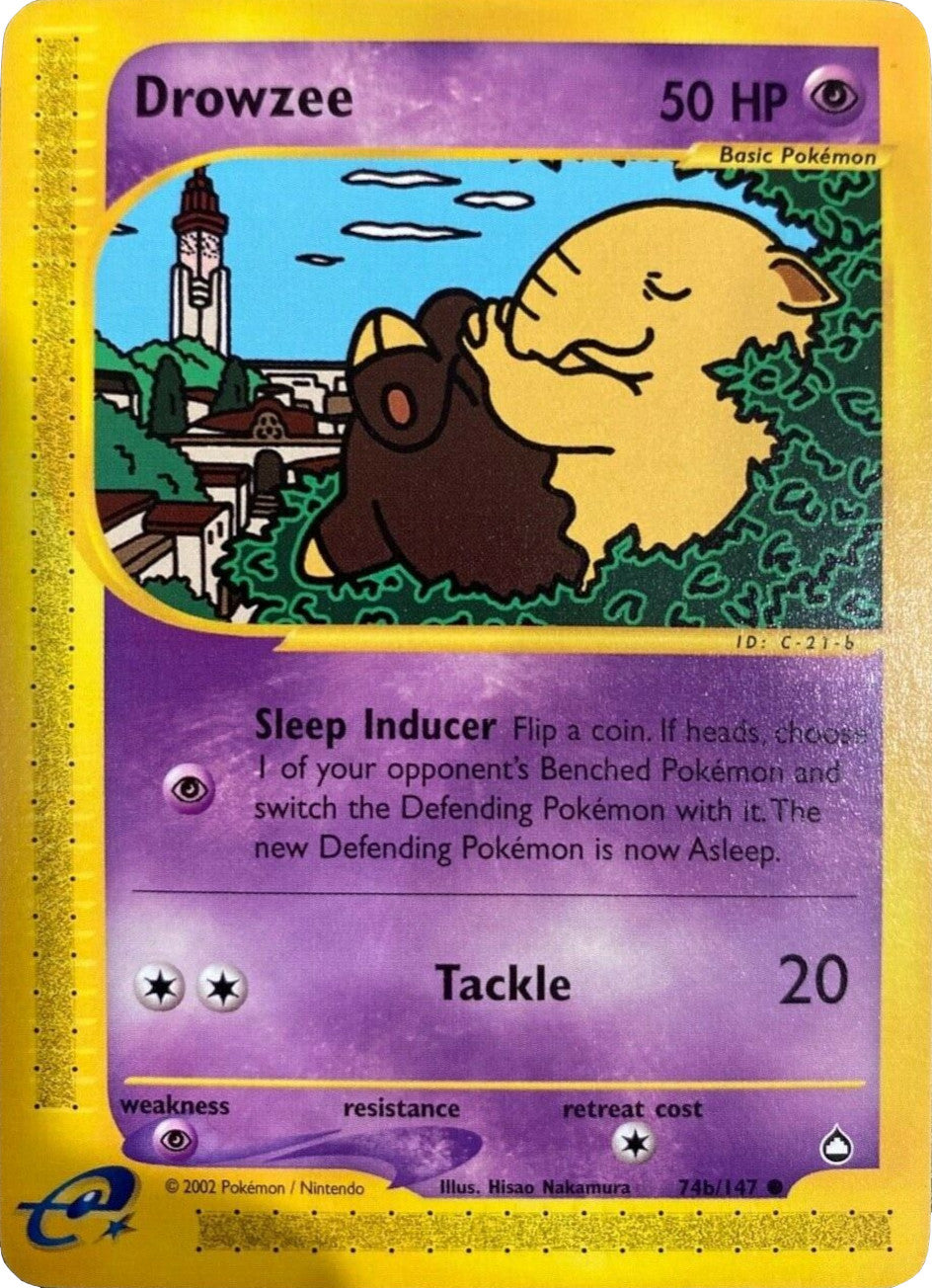 Drowzee (74b/147) [Aquapolis] | Galactic Gamez