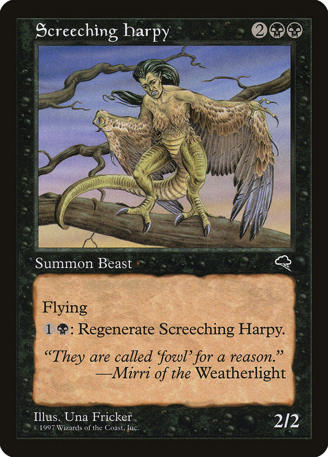 Screeching Harpy [Tempest] | Galactic Gamez