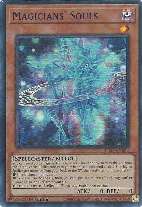 Magicians' Souls (Blue) [LDS3-EN088] Ultra Rare | Galactic Gamez