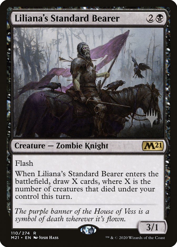 Liliana's Standard Bearer (Promo Pack) [Core Set 2021 Promos] | Galactic Gamez