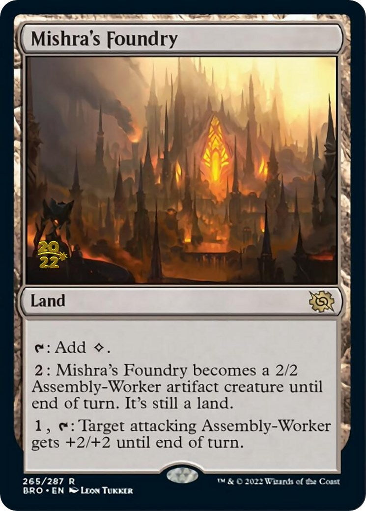 Mishra's Foundry [The Brothers' War: Prerelease Promos] | Galactic Gamez