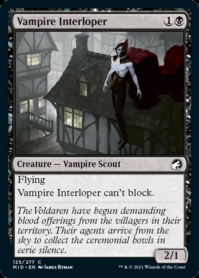 Vampire Interloper [Innistrad: Midnight Hunt] | Galactic Gamez