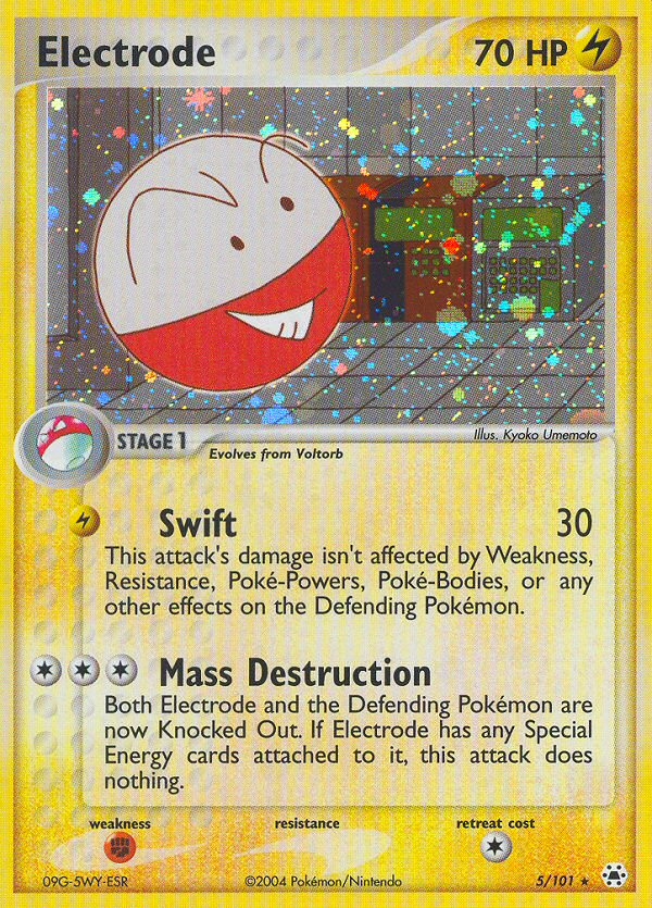 Electrode (5/101) [EX: Hidden Legends] | Galactic Gamez