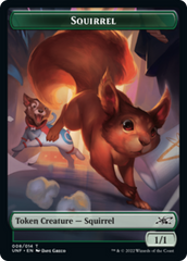 Squirrel // Treasure (012) Double-sided Token [Unfinity Tokens] | Galactic Gamez