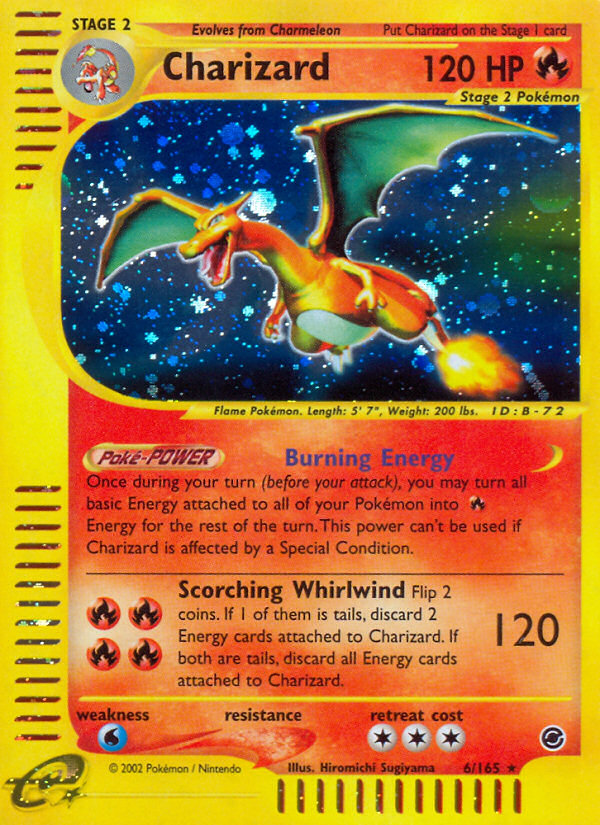 Charizard (6/165) [Expedition: Base Set] | Galactic Gamez