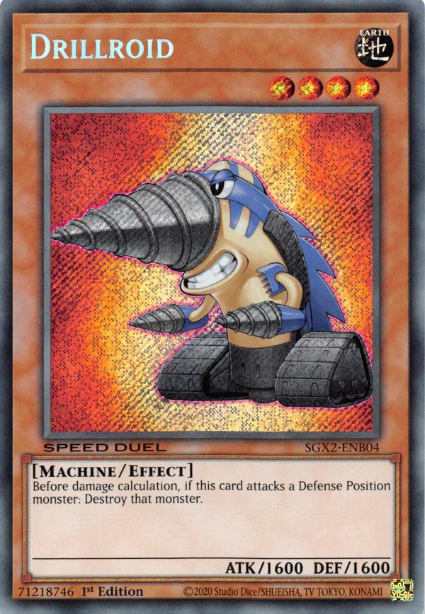 Drillroid [SGX2-ENB04] Secret Rare | Galactic Gamez