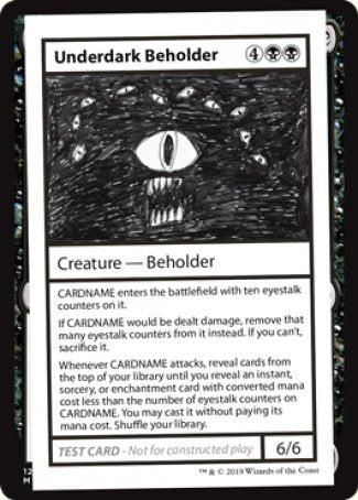 Underdark Beholder (2021 Edition) [Mystery Booster Playtest Cards] | Galactic Gamez