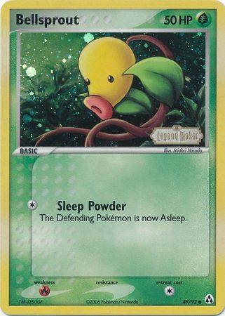 Bellsprout (49/92) (Stamped) [EX: Legend Maker] | Galactic Gamez