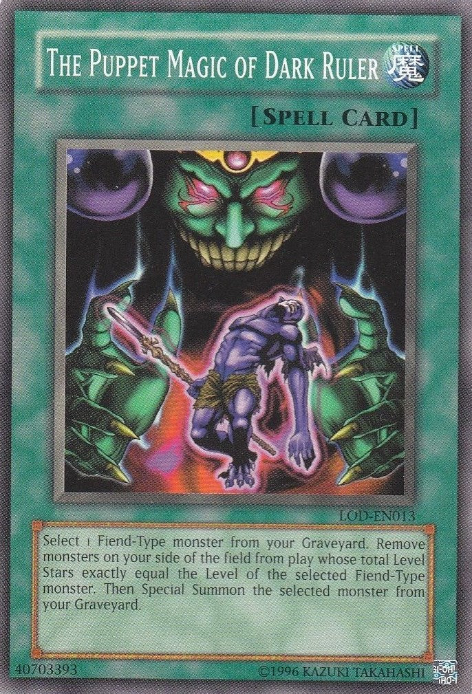 The Puppet Magic of Dark Ruler [LOD-EN013] Common | Galactic Gamez