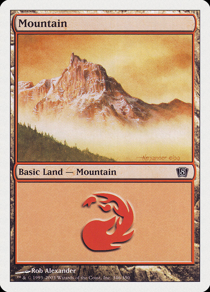 Mountain (346) [Eighth Edition] | Galactic Gamez