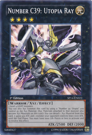 Number C39: Utopia Ray [SP14-EN022] Starfoil Rare | Galactic Gamez