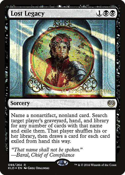 Lost Legacy [Kaladesh Promos] | Galactic Gamez