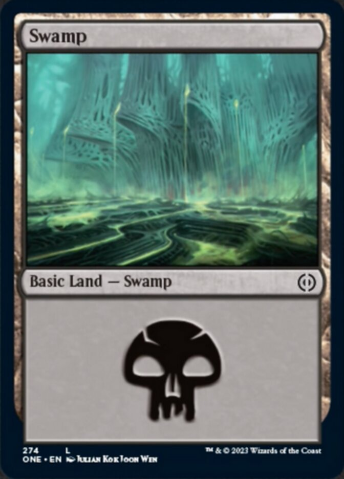 Swamp (274) [Phyrexia: All Will Be One] | Galactic Gamez