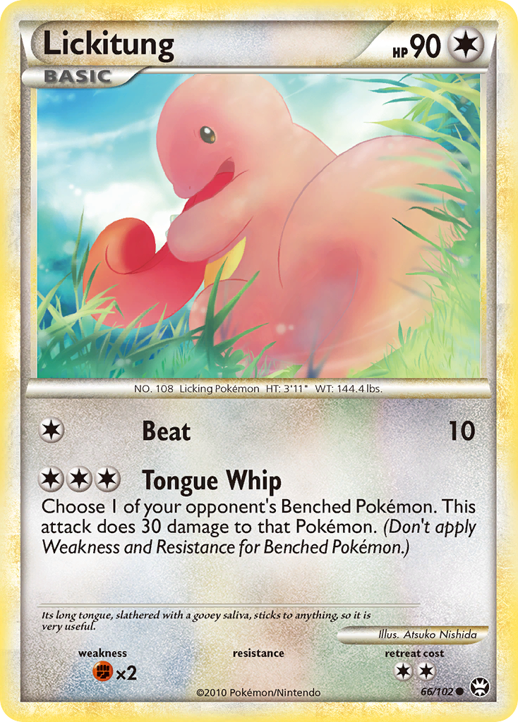 Lickitung (66/102) [HeartGold & SoulSilver: Triumphant] | Galactic Gamez