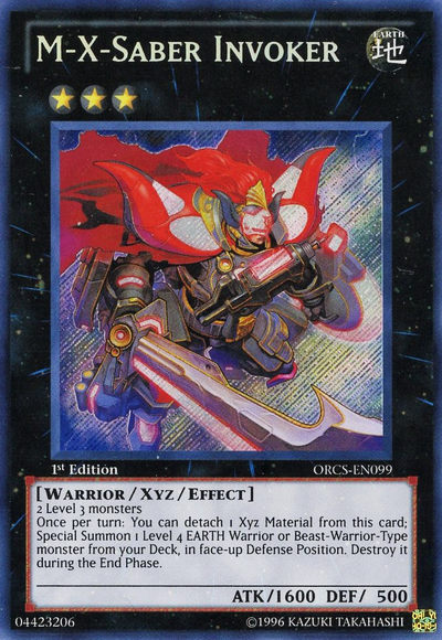 M-X-Saber Invoker [ORCS-EN099] Secret Rare | Galactic Gamez