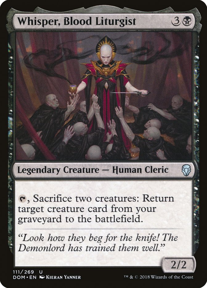 Whisper, Blood Liturgist [Dominaria] | Galactic Gamez