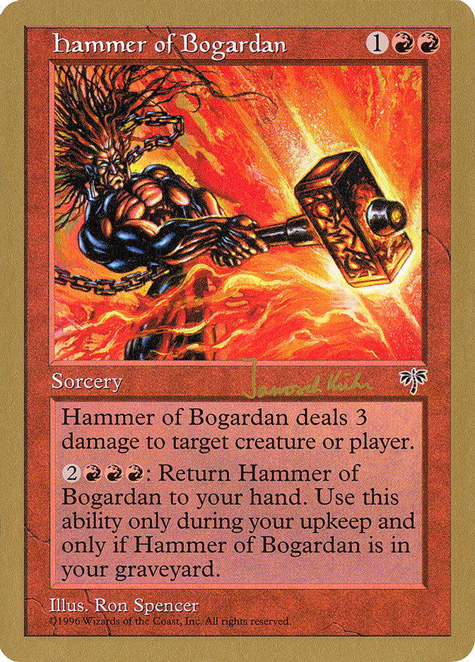 Hammer of Bogardan (Janosch Kuhn) [World Championship Decks 1997] | Galactic Gamez
