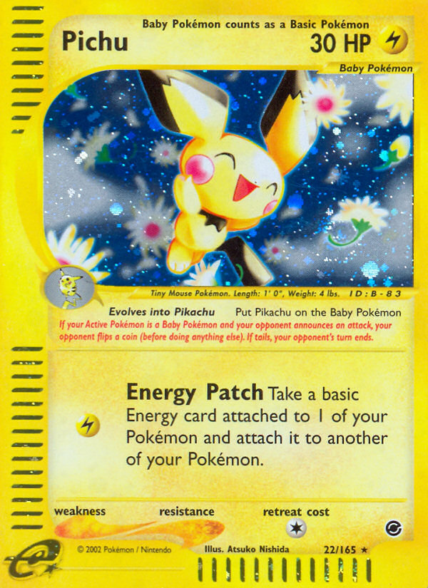 Pichu (22/165) [Expedition: Base Set] | Galactic Gamez