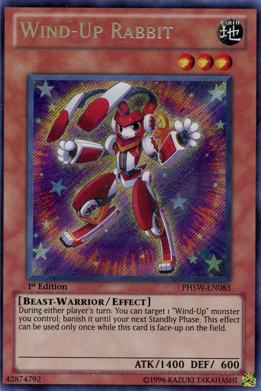 Wind-Up Rabbit [PHSW-EN083] Secret Rare | Galactic Gamez