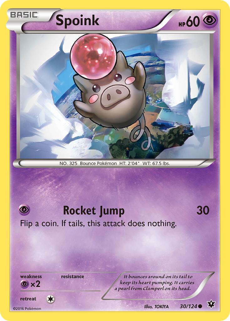 Spoink (30/124) [XY: Fates Collide] | Galactic Gamez