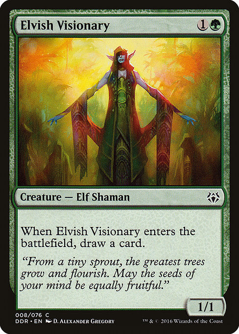 Elvish Visionary [Duel Decks: Nissa vs. Ob Nixilis] | Galactic Gamez