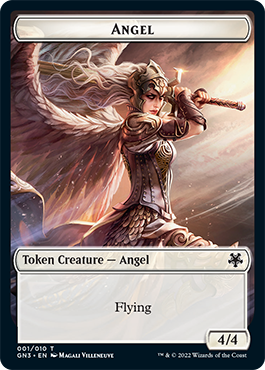 Zombie // Angel Double-Sided Token [Game Night: Free-for-All Tokens] | Galactic Gamez
