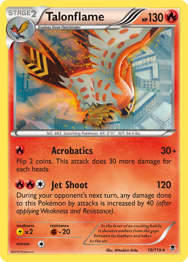 Talonflame (10/119) [XY: Phantom Forces] | Galactic Gamez