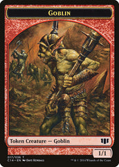 Goblin // Goat Double-sided Token [Commander 2014 Tokens] | Galactic Gamez