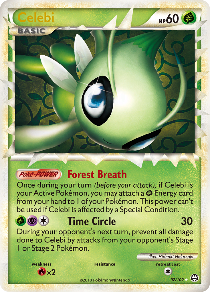 Celebi (92/102) [HeartGold & SoulSilver: Triumphant] | Galactic Gamez