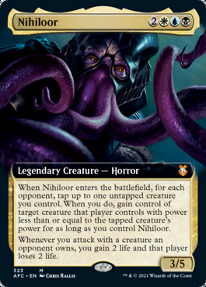 Nihiloor (Extended) [Dungeons & Dragons: Adventures in the Forgotten Realms Commander] | Galactic Gamez