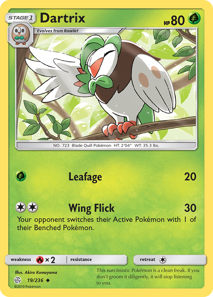 Dartrix (19/236) [Sun & Moon: Cosmic Eclipse] | Galactic Gamez