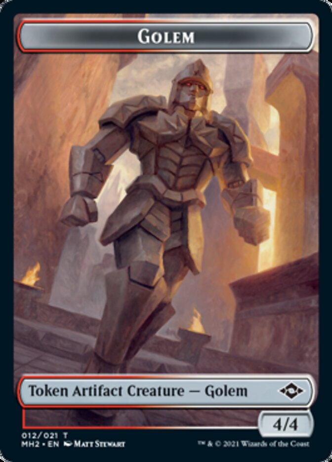 Golem Token [Modern Horizons 2 Tokens] | Galactic Gamez