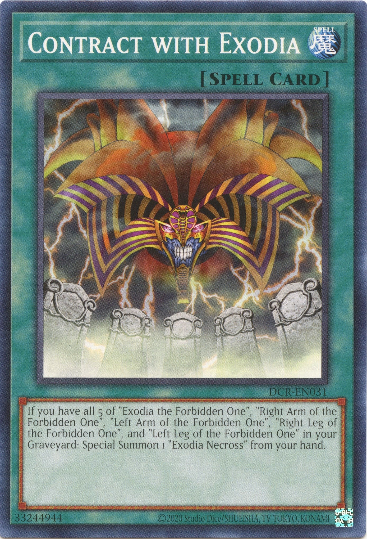 Contract with Exodia (25th Anniversary) [DCR-EN031] Common | Galactic Gamez