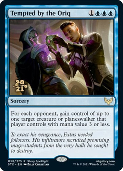 Tempted by the Oriq [Strixhaven: School of Mages Prerelease Promos] | Galactic Gamez