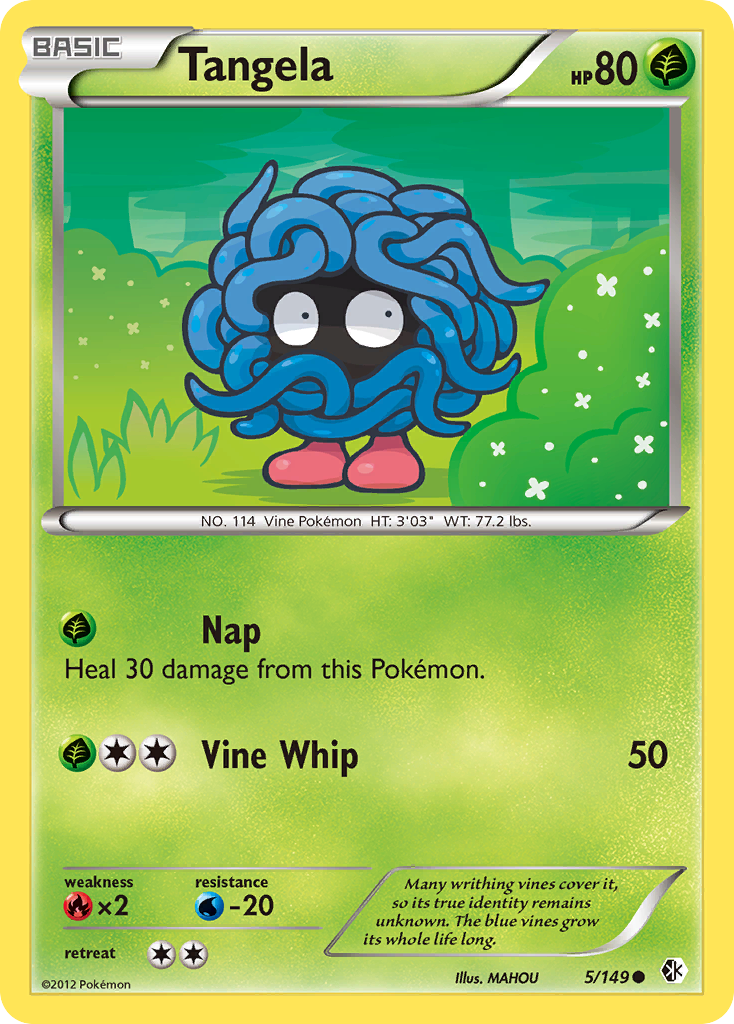 Tangela (5/149) [Black & White: Boundaries Crossed] | Galactic Gamez