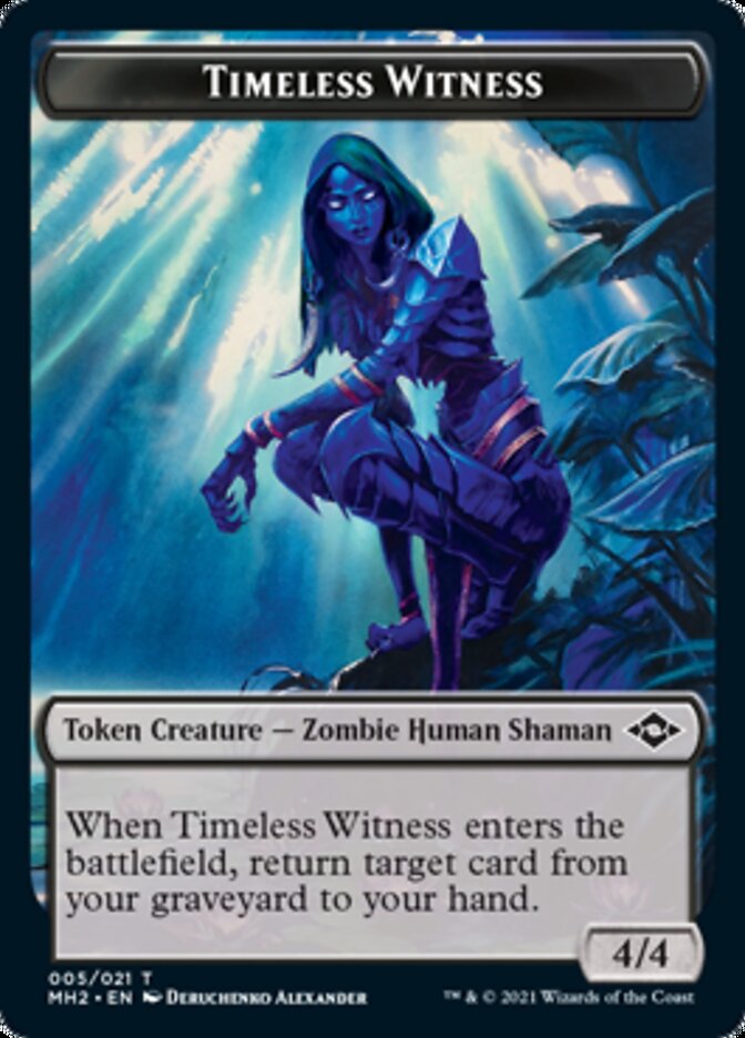 Timeless Witness Token // Treasure Token (#20) [Modern Horizons 2 Tokens] | Galactic Gamez