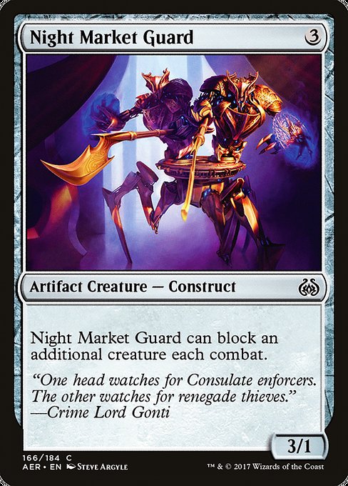 Night Market Guard [Aether Revolt] | Galactic Gamez