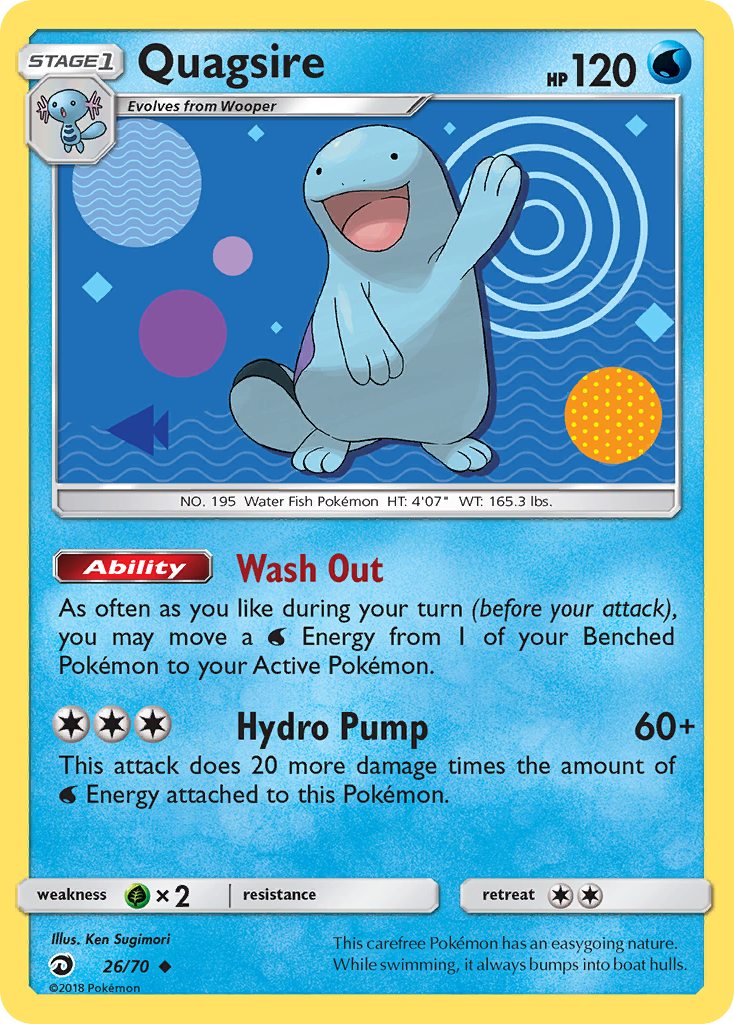 Quagsire (26/70) [Sun & Moon: Dragon Majesty] | Galactic Gamez