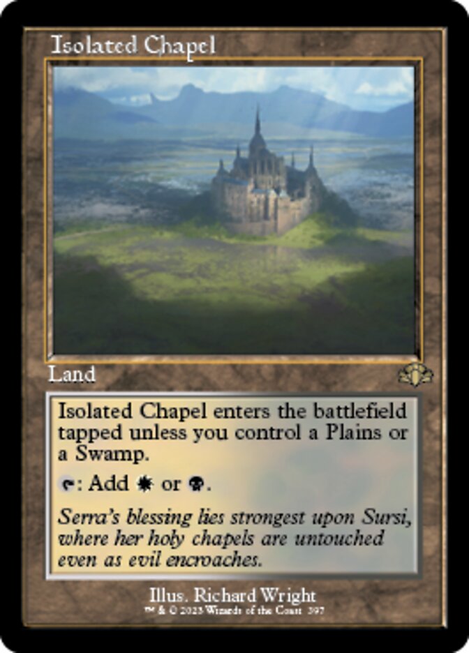 Isolated Chapel (Retro) [Dominaria Remastered] | Galactic Gamez