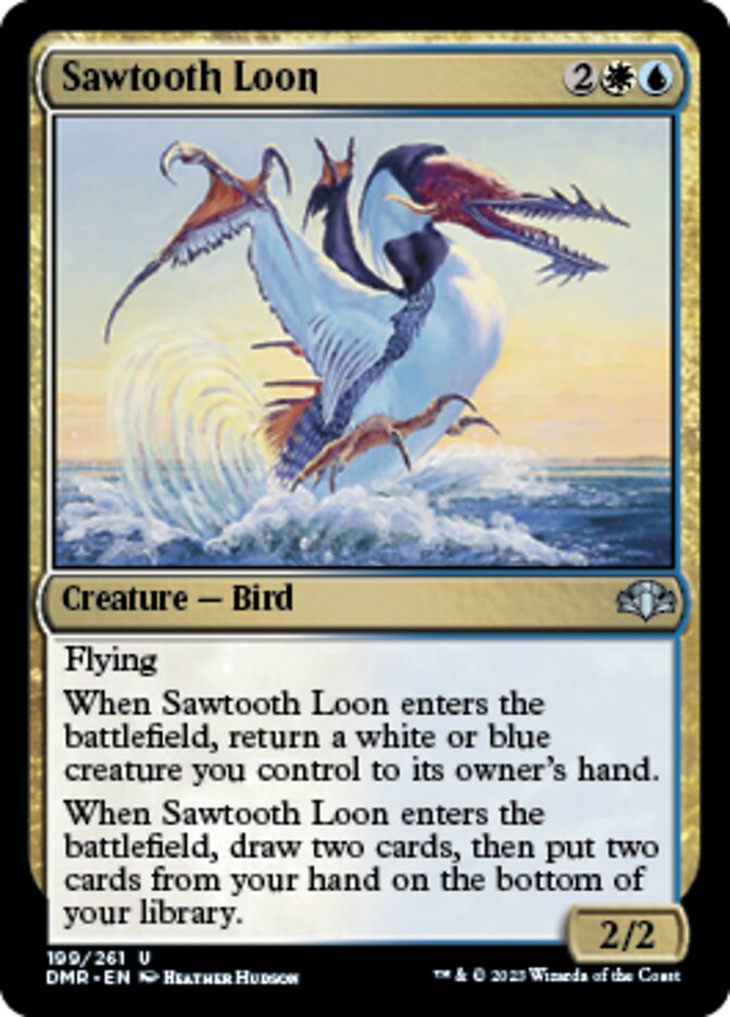 Sawtooth Loon [Dominaria Remastered] | Galactic Gamez