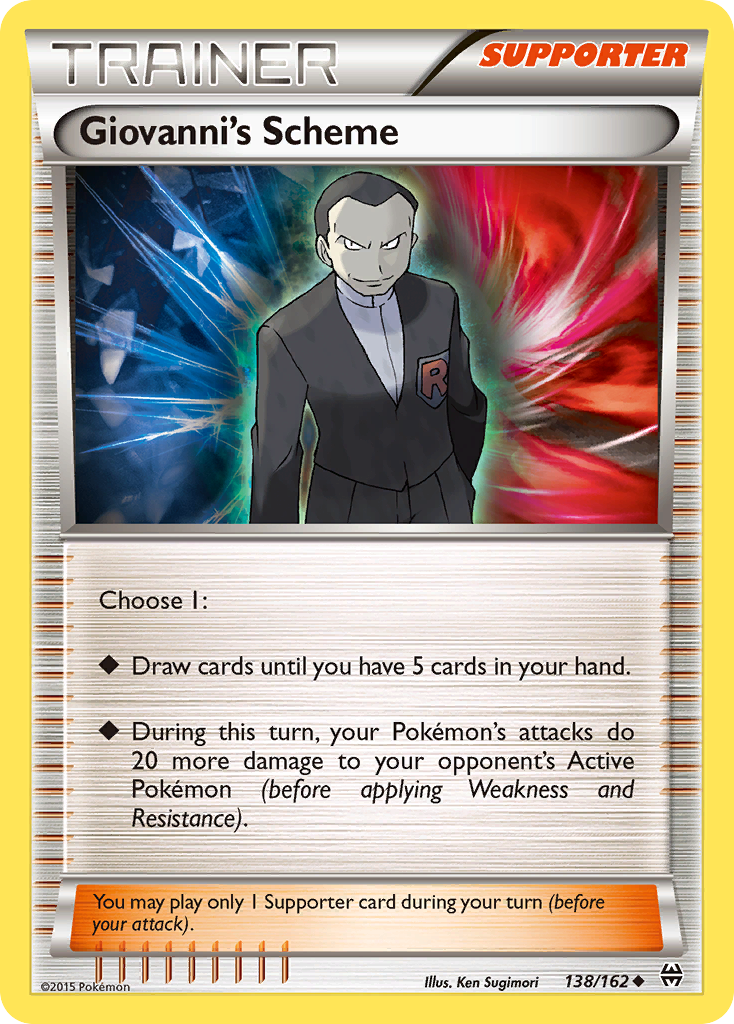 Giovanni's Scheme (138/162) [XY: BREAKthrough] | Galactic Gamez