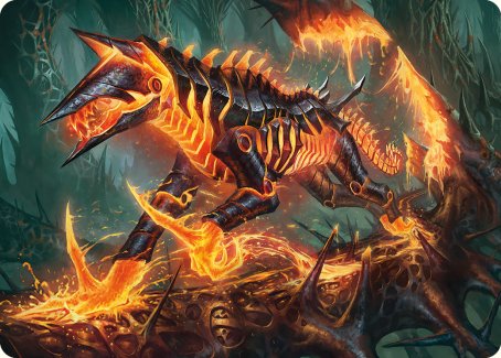 Kuldotha Cackler Art Card [Phyrexia: All Will Be One Art Series] | Galactic Gamez