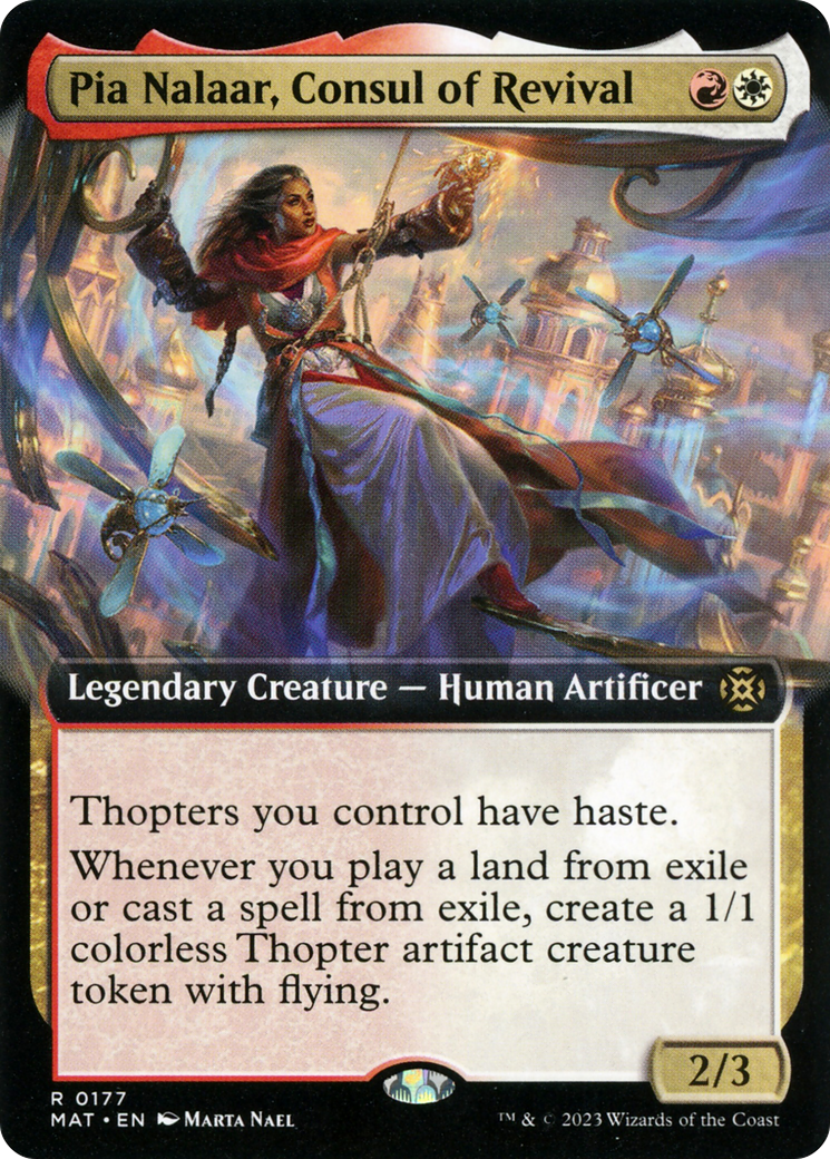 Pia Nalaar, Consul of Revival (Extended Art) [March of the Machine: The Aftermath] | Galactic Gamez