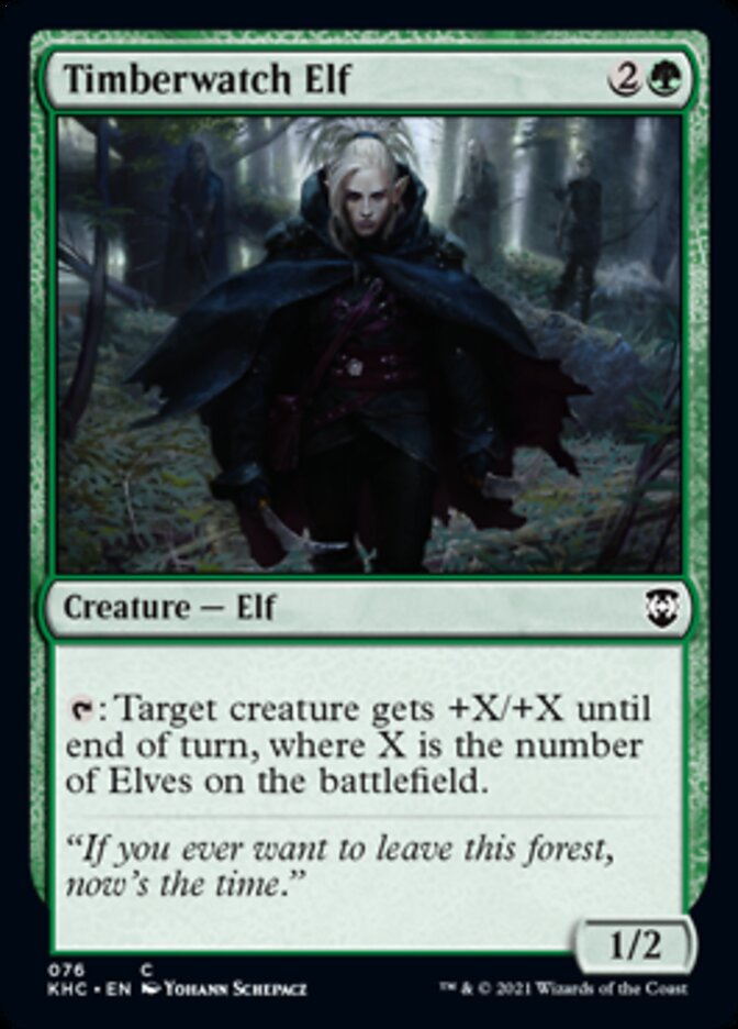 Timberwatch Elf [Kaldheim Commander] | Galactic Gamez